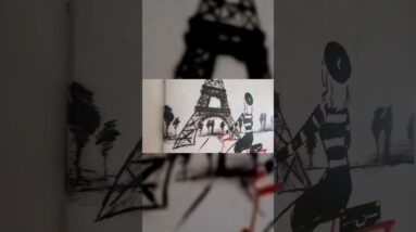 FOCAL POINT - Review of Parisian Red Bike Canvas Wall Art Review Unboxing Creative Products Demo Tes
