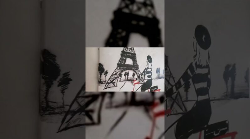 FOCAL POINT - Review of Parisian Red Bike Canvas Wall Art Review Unboxing Creative Products Demo Tes