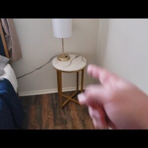 EASY - Review of 16in Faux Marble Accent Table Review Unboxing Best Choice Products Demo Test