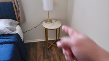 EASY - Review of 16in Faux Marble Accent Table Review Unboxing Best Choice Products Demo Test