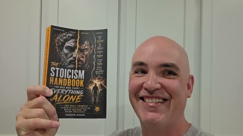 INTERACTIVE LEARNING? Stoicism Handbook for Men 365 Daily Prompts Book Review Unboxing Demo Test