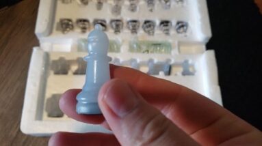 HEAVY-DUTY GLASS- BOARD?  Chess & Checkers Set Unboxing Review Review Unboxing CARDINAL CLASSICS Dem