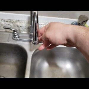 SMOOTH SWIVEL - Review of High Arc Kitchen Faucet Review Unboxing Dura Faucet Demo Test