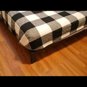 STURDY THICK - Review of Metal 10 inch platform bed headboar Review Unboxing Mellow Demo Test