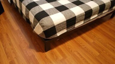 STURDY THICK - Review of Metal 10 inch platform bed headboar Review Unboxing Mellow Demo Test