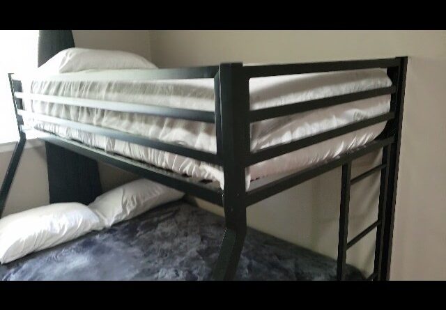 2 SIZES!!!  - Review of  Metal Bunk Bed twin Over Full Beds Review Unboxing ikalido Demo Test