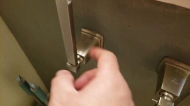 NEAT TRICK - Review of Moen Brushed Nickel Toilet Paper Hold Review Unboxing Moen Demo Test