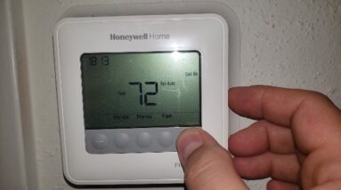 SIMPLE EASY? Honeywell Pro Programable Thermostat White Review Unboxing Honeywell Demo Test