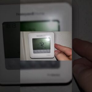 SIMPLE EASY? Honeywell Pro Programable Thermostat White Review Unboxing Honeywell Demo Test
