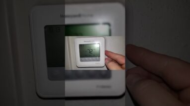 SIMPLE EASY? Honeywell Pro Programable Thermostat White Review Unboxing Honeywell Demo Test