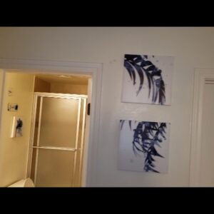 EXPAND - Review of Blue Palm Leaf Canvas Wall Art Review Unboxing TAR TAR STUDIO Demo Test