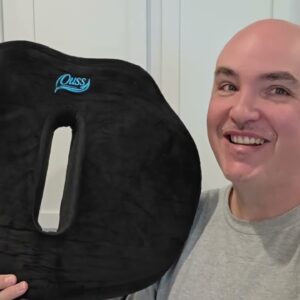 FAST-INFLATE SUPPORTIVE? Ouss Premium Memory Foam Seat Cushion Review Unboxing Demo Test