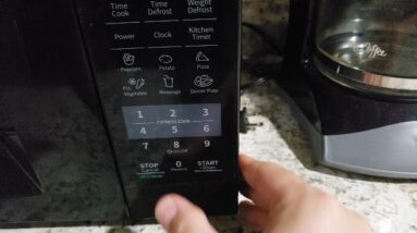 QUICK BUTTON - Review of COMFEE Countertop Microwave Review Unboxing COMFEE' Demo Test