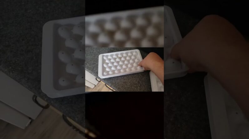 REALLY FUN-ICE?  Review of Round Ice Trays ball maker Review Unboxing WIBIMEN Demo Test