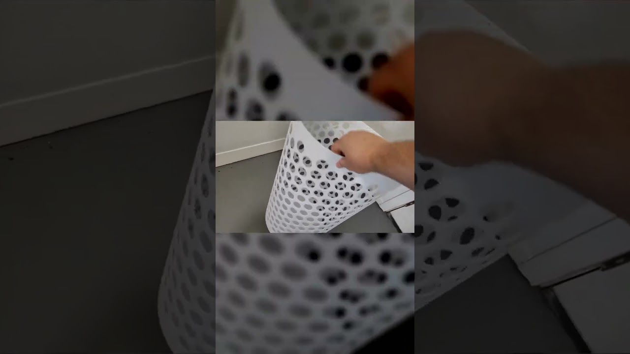 FLEXIBLE - Review of Starplast Tall Flex Laundry Basket Review Unboxing Starplast Demo Test