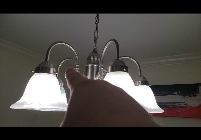 DETAIL - Review of Volume Lighting Chandelier Brushed Nickel Review Unboxing Volume Lighting Demo Te