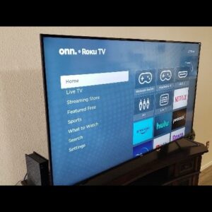 EVERY APP - Review of ONN 50-Inch 4K UHD Tv Review Unboxing ONN Demo Test