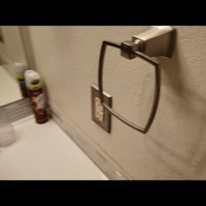 STATIONARY - Review of a Moen Bathroom-Hardware Nickel Review Unboxing Moen Demo Test