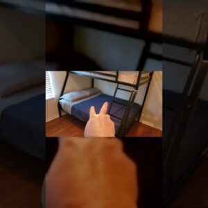 SLEEP 3 - Review of  Metal Bunk Bed, Black Twin over Full Review Unboxing DHP Demo Test