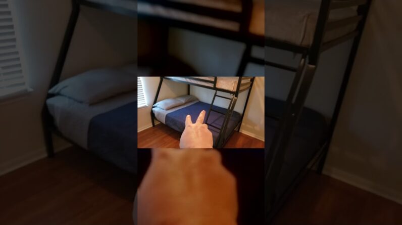 SLEEP 3 - Review of  Metal Bunk Bed, Black Twin over Full Review Unboxing DHP Demo Test
