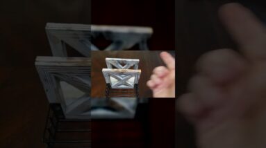 HOLDS EVERYTHING - Review of Wooden Farmhouse Napkin Holder Review Unboxing CZMIYRPY Demo Test