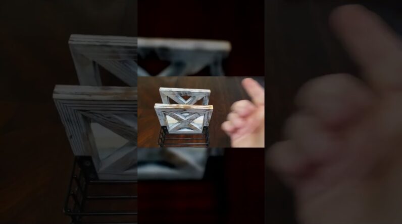 HOLDS EVERYTHING - Review of Wooden Farmhouse Napkin Holder Review Unboxing CZMIYRPY Demo Test