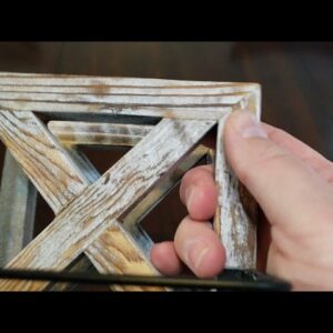 HOLDS EVERYTHING - Review of Wooden Farmhouse Napkin Holder Review Unboxing CZMIYRPY Demo Test