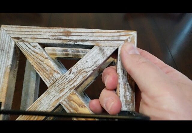 HOLDS EVERYTHING - Review of Wooden Farmhouse Napkin Holder Review Unboxing CZMIYRPY Demo Test