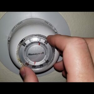 3 CLICKS - Review of Honeywell Thermostat Round Mercury Free Review Unboxing Honeywell Demo Test