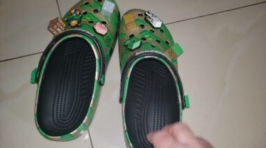 WHAT-YOU-MISSED? Minecraft Croc Review Review Unboxing Crocs Demo Test