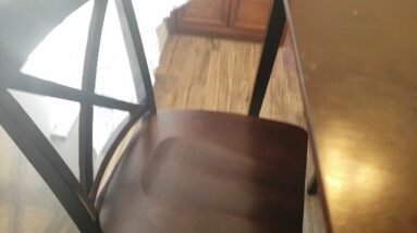 PUB PARTY - Review of Crosley Furniture X-Back pub Set Review Unboxing Crosley Furniture Demo Test