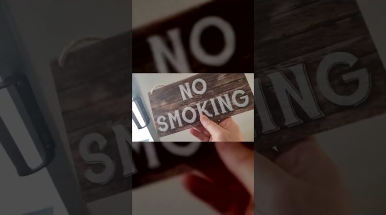 FAUX Sign -  Smoking Zone For Cafe Store Wood Signs Design Review Unboxing Boylee Demo Test