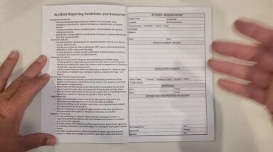 CLEAR-INSTRUCTIONS EASY-USE? Accident Report Book Hse Gdpr Compliant Review Unboxing D&Z Loog Press