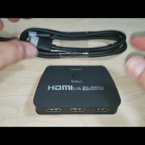 3 CLICKS - Review of 4K HDMI 2.0 Switch Splitter 3.9FT long Review Unboxing NEWCARE Demo Test