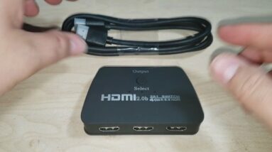 3 CLICKS - Review of 4K HDMI 2.0 Switch Splitter 3.9FT long Review Unboxing NEWCARE Demo Test
