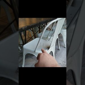 Review of Metal Ourtdoor Trolix style chairs 9 16 Review Unboxing FDW Demo Test