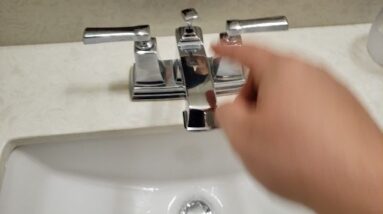 BOARDWALK - Review of Moen Chrome Two-Handle Bathroom Faucet Review Unboxing Moen Demo Test
