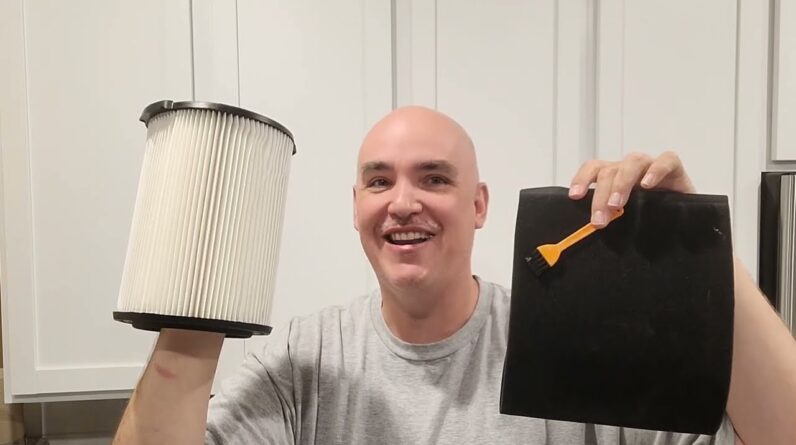 CONSTANT REPLACEMENTS? RIDGID Shop Vac Filter Replacement with Sleeve  Brush Review Unboxing Install