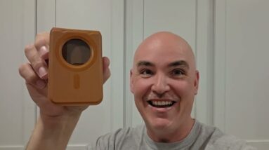 HEAVY-DUTY WIRELESS-CHARGING? Sinjimoru Magnetic Wallet Stand for MagSafe Review Unboxing Demo Test