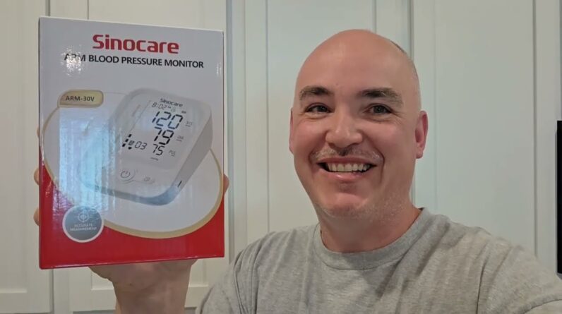 KNOW-RESULTS BIG-ARM? Sinocare Arm Blood Pressure Monitor Machine Review Unboxing Demo Test