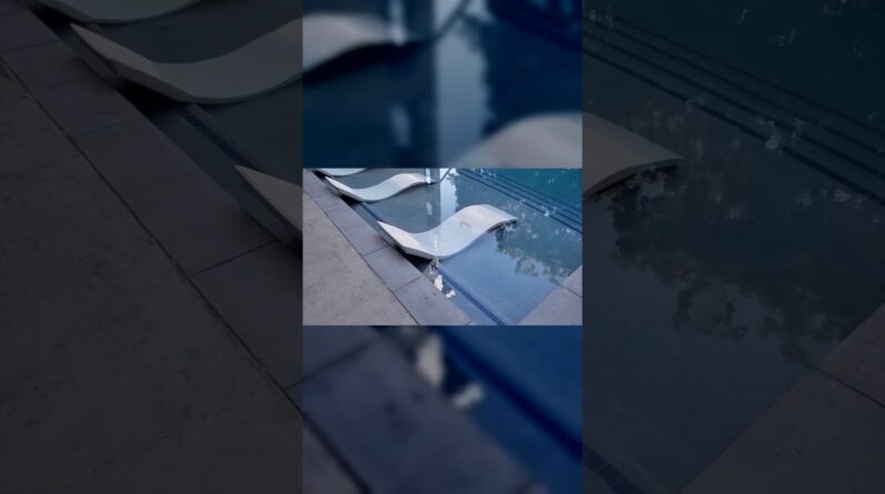 PURE LUXURY - Review of Aqua Outdoors inPool Chaise Lounger Review Unboxing Aqua Chairs Demo Test