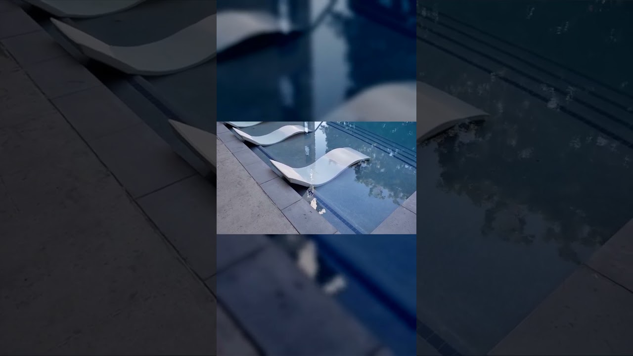 PURE LUXURY - Review of Aqua Outdoors inPool Chaise Lounger Review Unboxing Aqua Chairs Demo Test