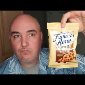 CRUNCHY - Review famous amos BiteSize chocolate chip cookies Review Unboxing Bussin Boxes Demo Test