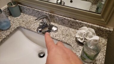 2 LINES CENTERSET? Single Handle Bathroom 4 inch Chrome Faucet Review Unboxing Aqua Vista Demo Test