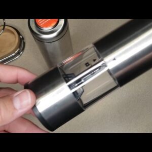 LIGHTS - Review of Flafster Electric Salt N Pepper Grinder Review Unboxing FLAFSTER KITCHEN Demo Tes