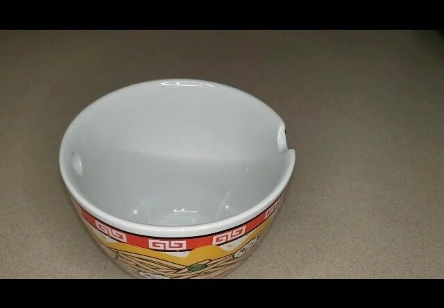 Review of Toynk Sunken Noodles Ceramic Bowl 16-Ounce Ramen Review Unboxing Toynk Demo Test