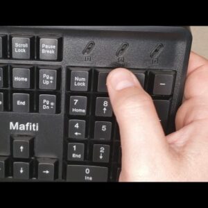 BLUES - Mafiti Computer Keyboard USB Wired 104 Keys Review Review Unboxing mafiti Demo Test