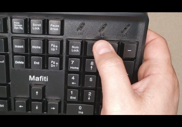 BLUES - Mafiti Computer Keyboard USB Wired 104 Keys Review Review Unboxing mafiti Demo Test