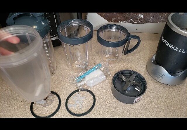 CUPS n BOTTLES - Review of Replacement Parts NutriBullet Review Unboxing Feilifan Demo Test