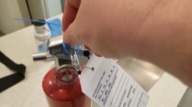 BOTTOM - Review of Buckeye Dry Chem  Fire Extinguisher Review Unboxing Buckeye Demo Test